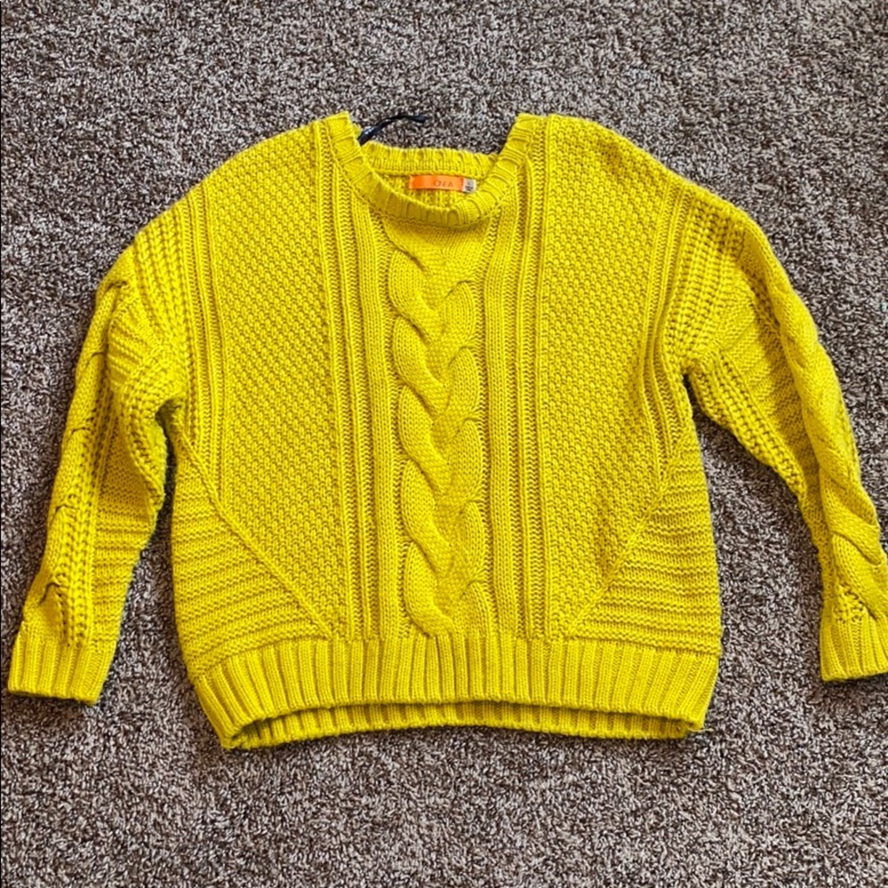 Golden Yellow Chunky Sweater